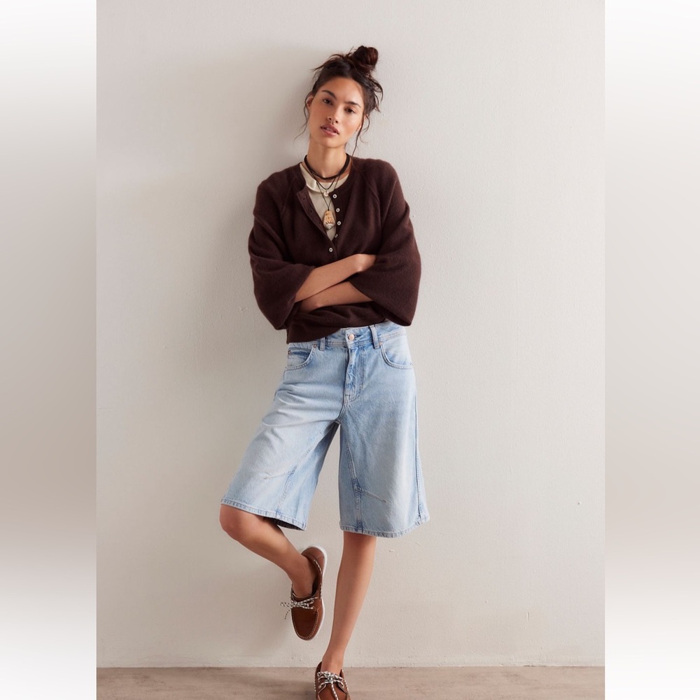 FREE PEOPLE WE THE FREE CRUSIN BERMUDA SHORTS